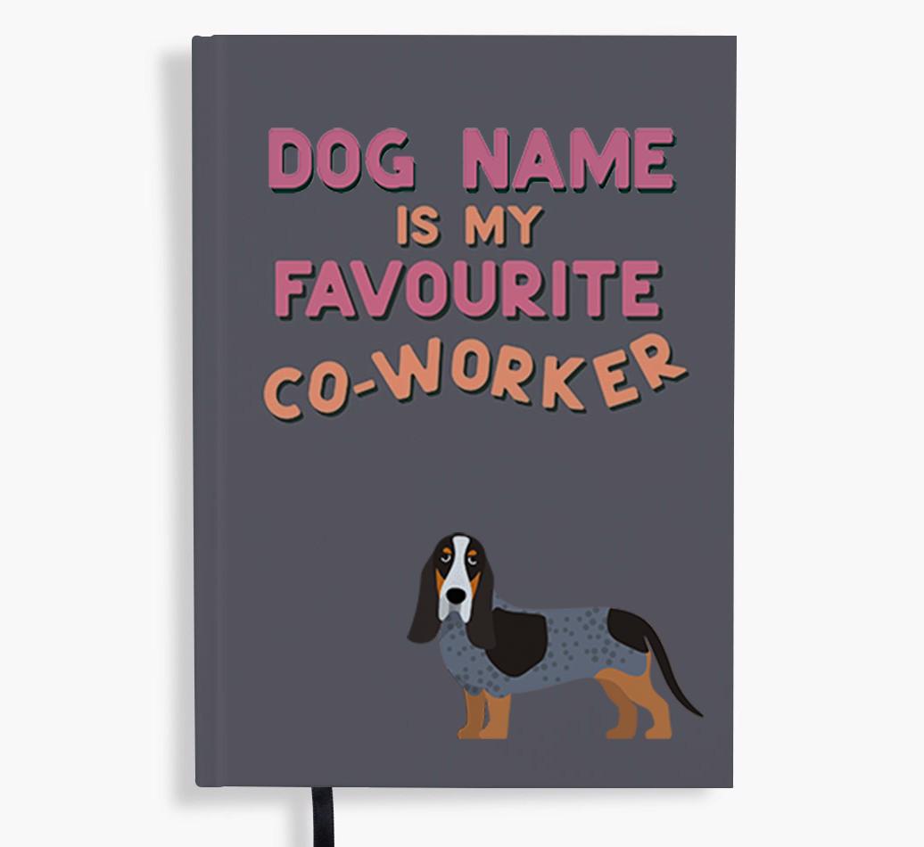 Favorite Co-Worker: Personalized {breedFullName} Notebook