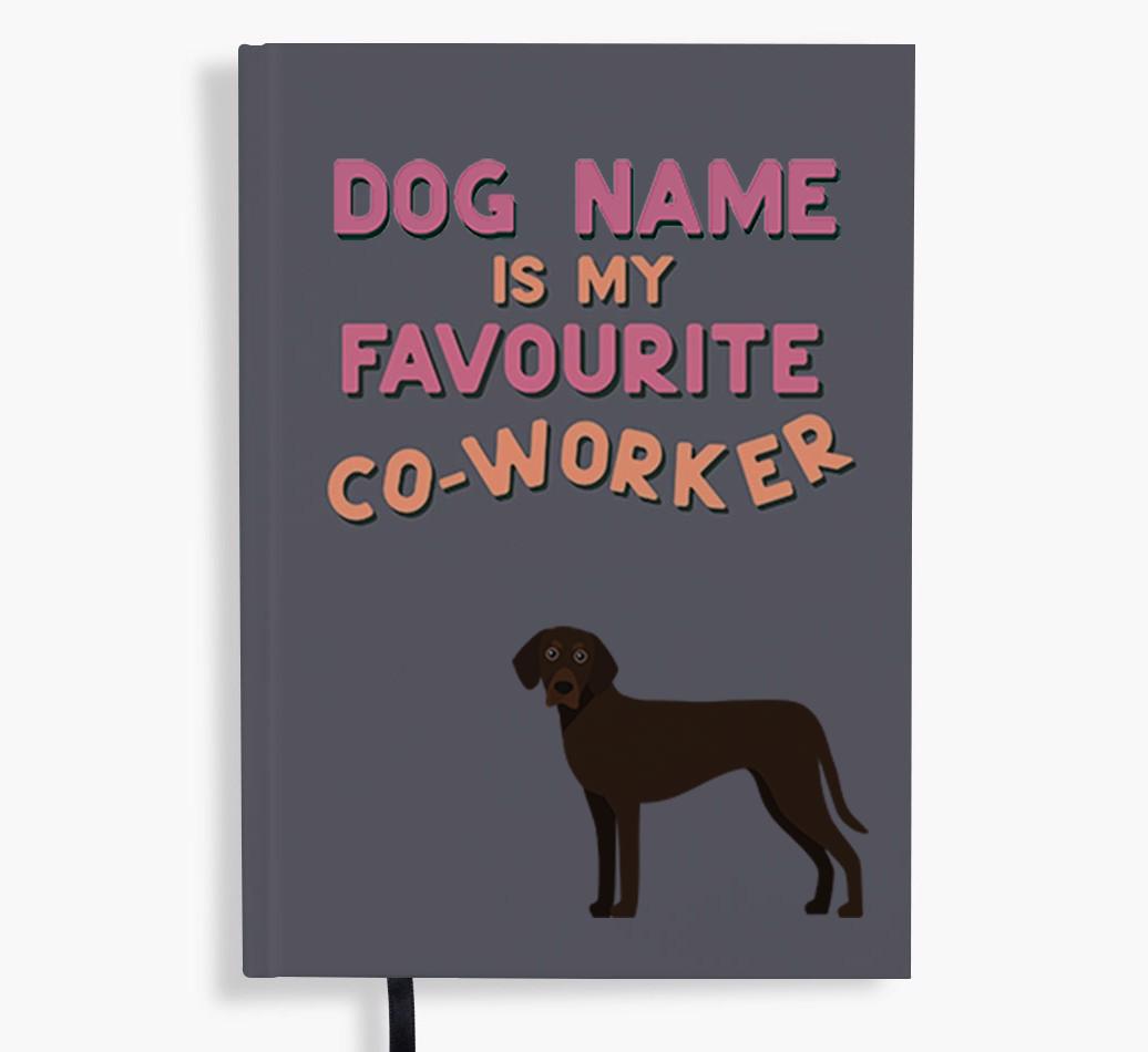 Favorite Co-Worker: Personalized {breedFullName} Notebook