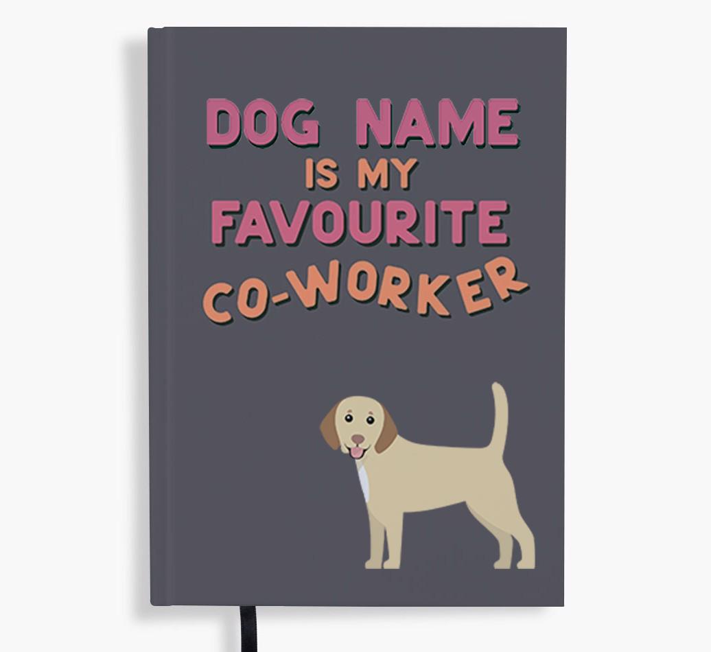 Favorite Co-Worker: Personalized {breedFullName} Notebook