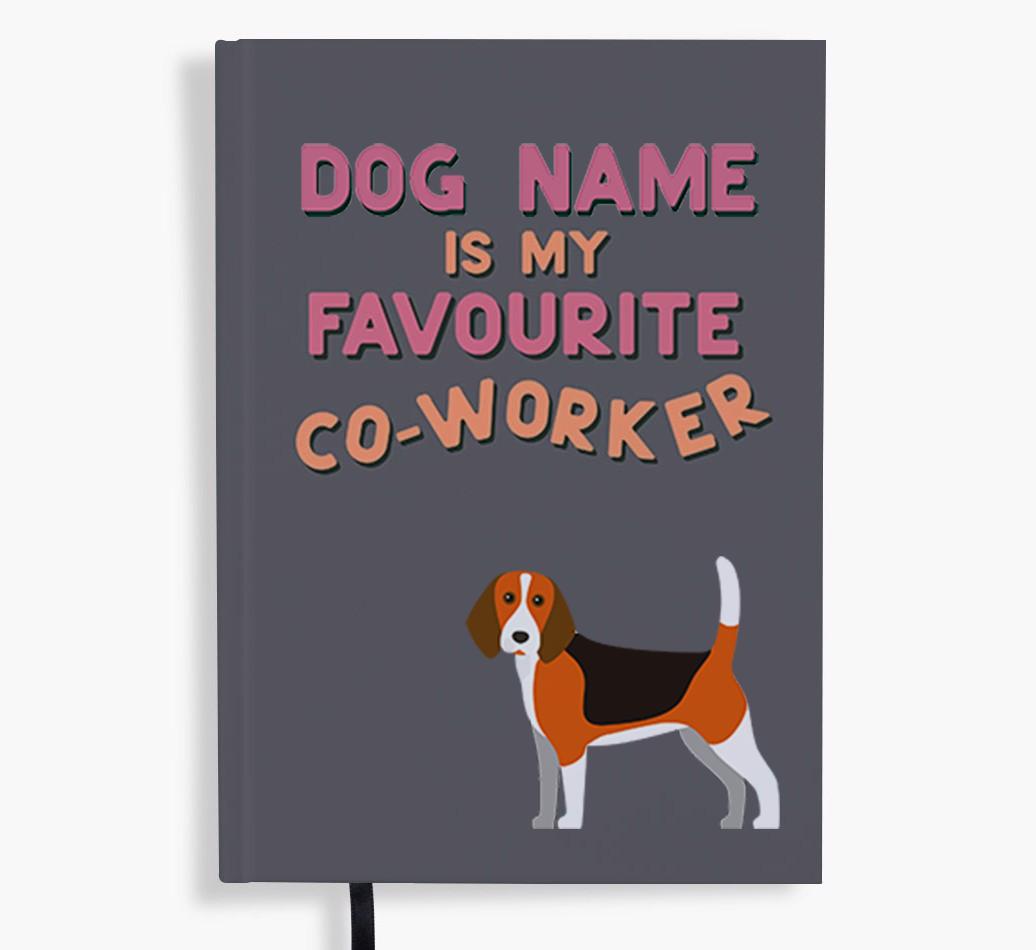 Favorite Co-Worker: Personalized {breedFullName} Notebook