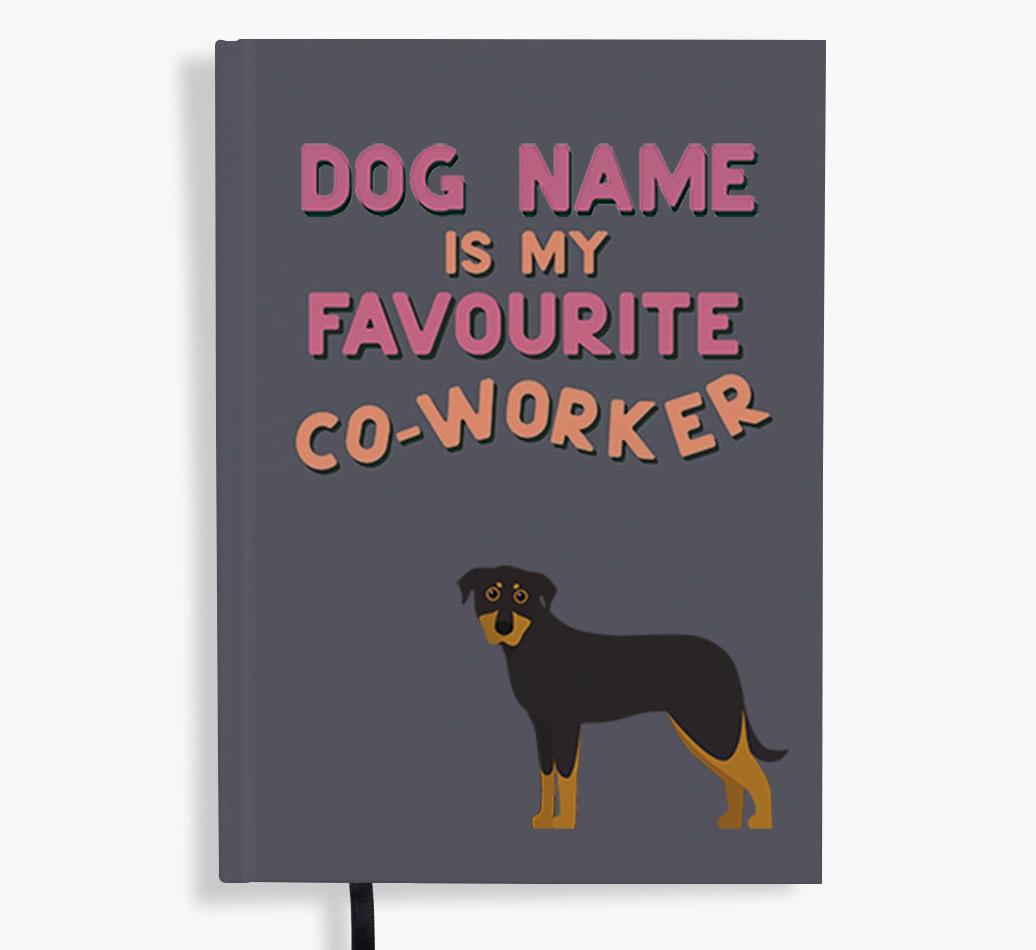 Favorite Co-Worker: Personalized {breedFullName} Notebook