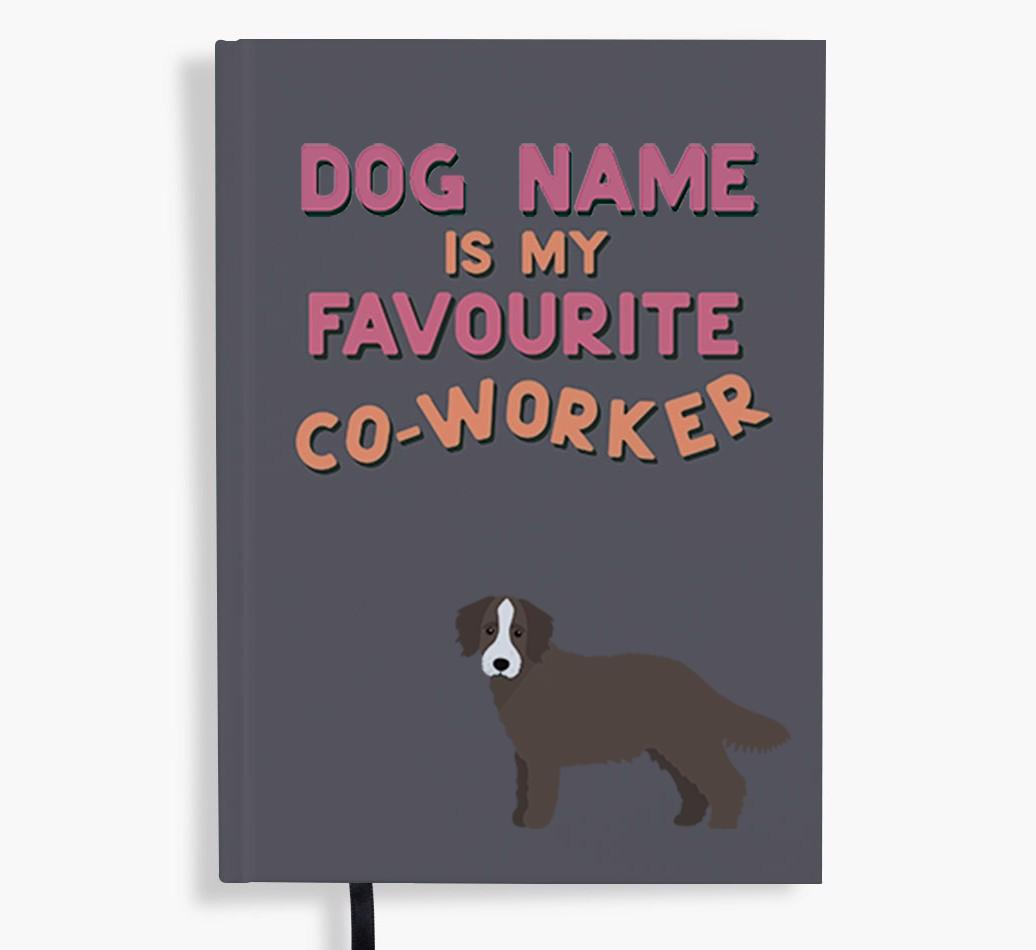 Favorite Co-Worker: Personalized {breedFullName} Notebook