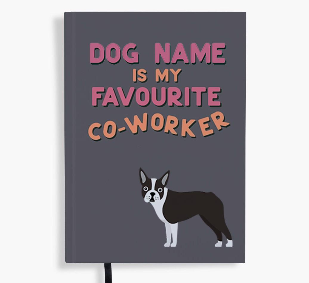 Favorite Co-Worker: Personalized {breedFullName} Notebook