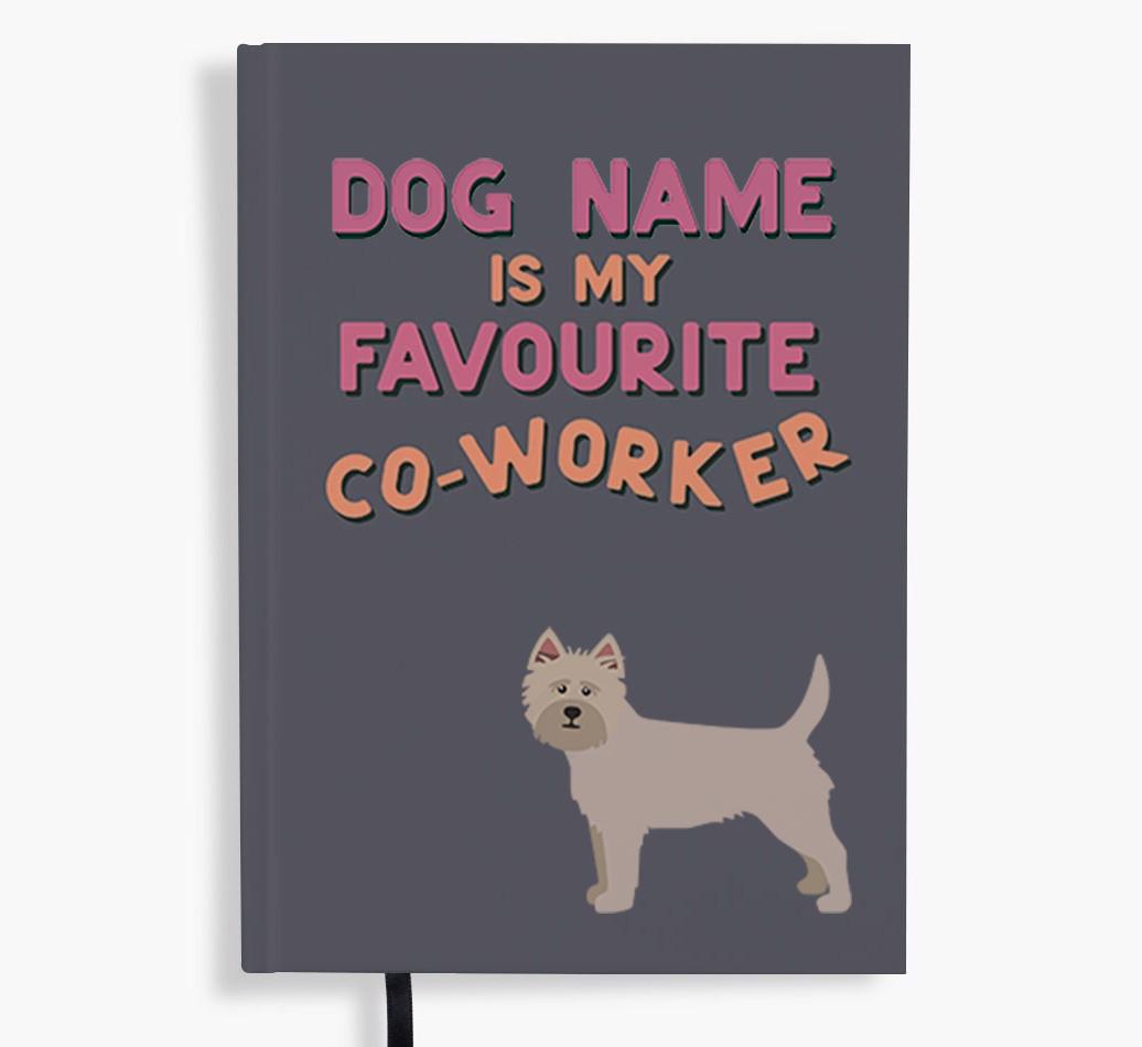 Favorite Co-Worker: Personalized {breedFullName} Notebook
