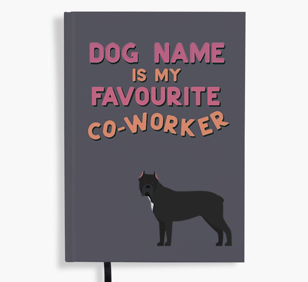 Favorite Co-Worker: Personalized {breedFullName} Notebook