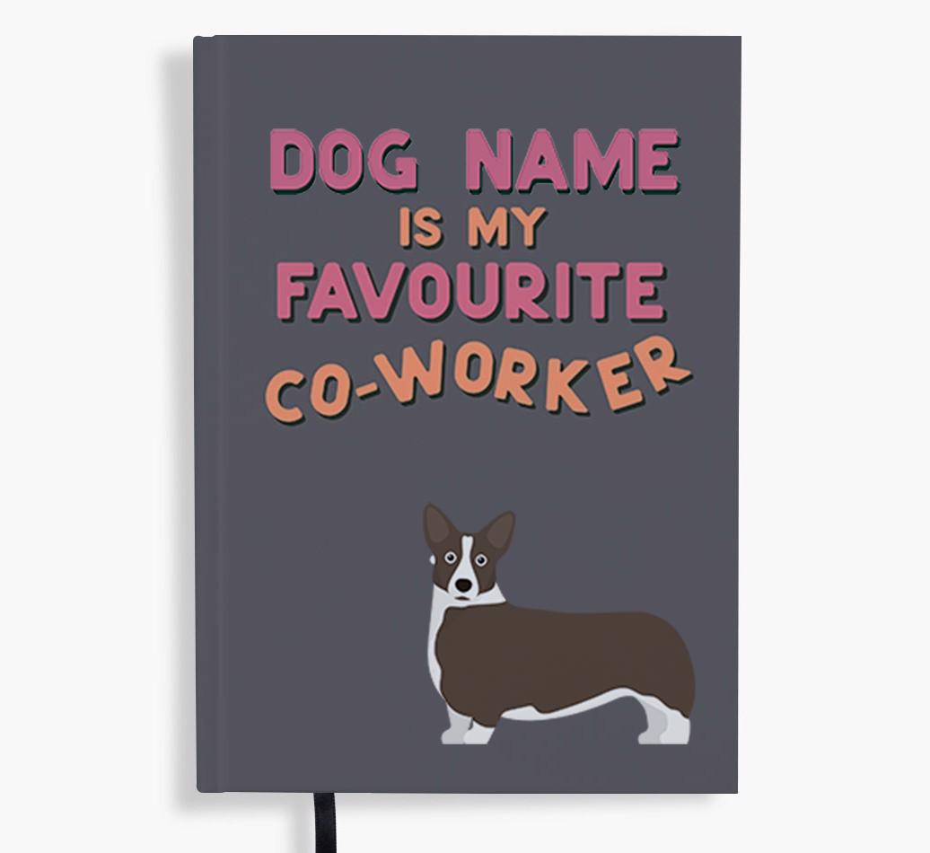 Favorite Co-Worker: Personalized {breedFullName} Notebook