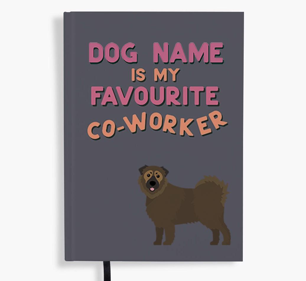 Favorite Co-Worker: Personalized {breedFullName} Notebook