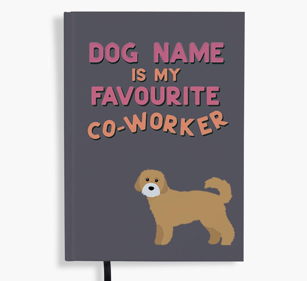 Favorite Co-Worker: Personalized {breedFullName} Notebook