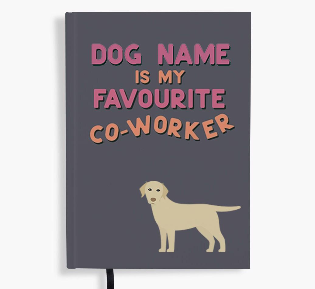 Favorite Co-Worker: Personalized {breedFullName} Notebook