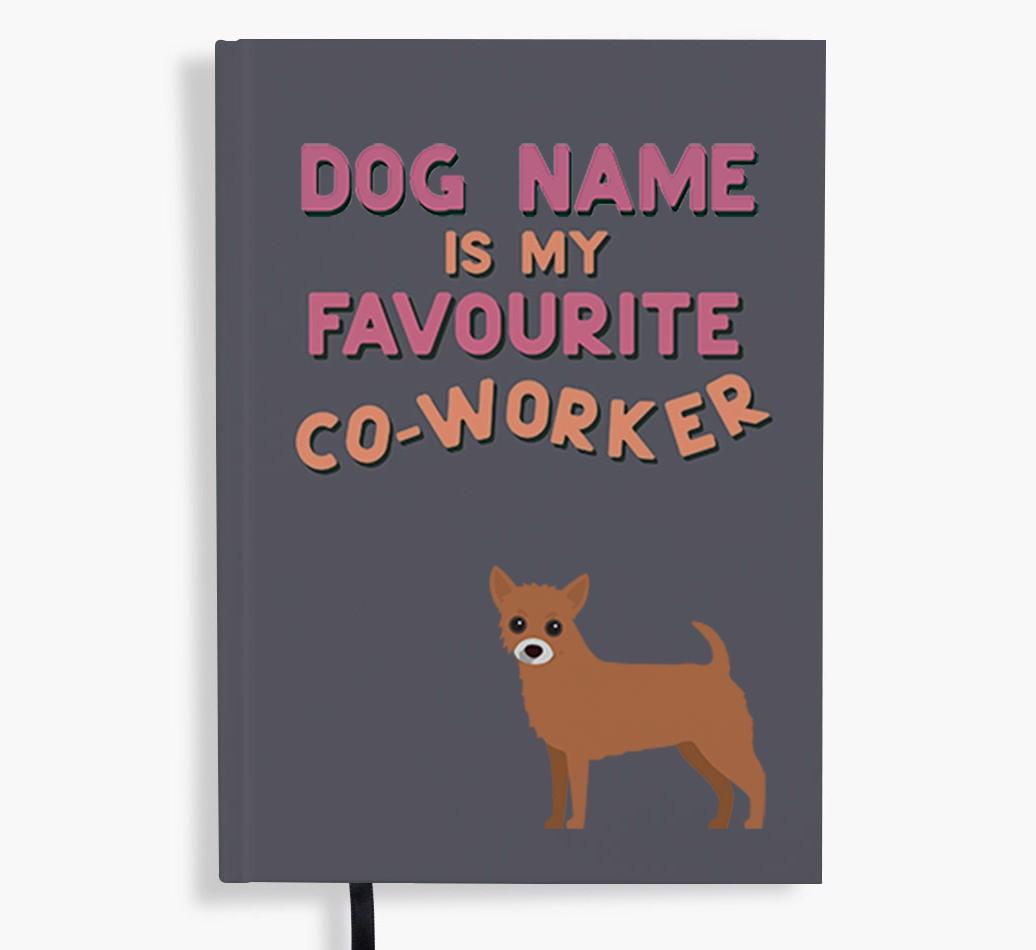 Favorite Co-Worker: Personalized {breedFullName} Notebook