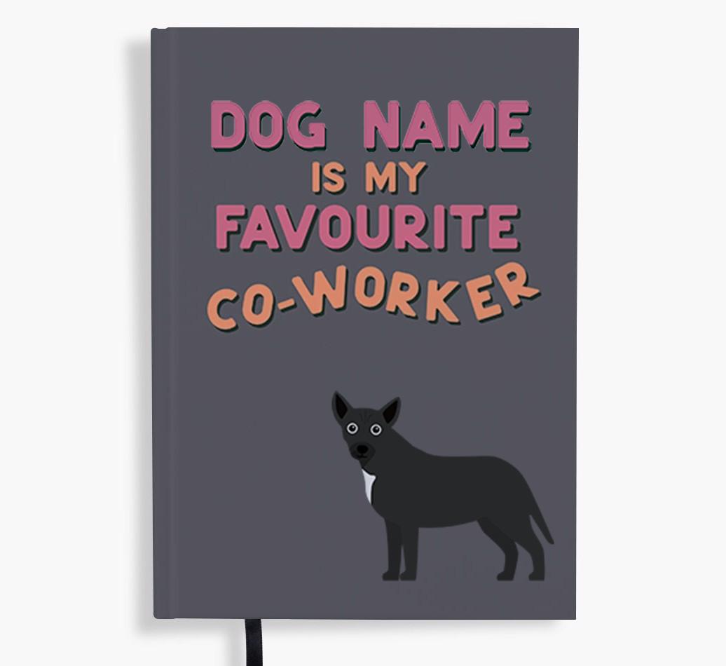 Favorite Co-Worker: Personalized {breedFullName} Notebook