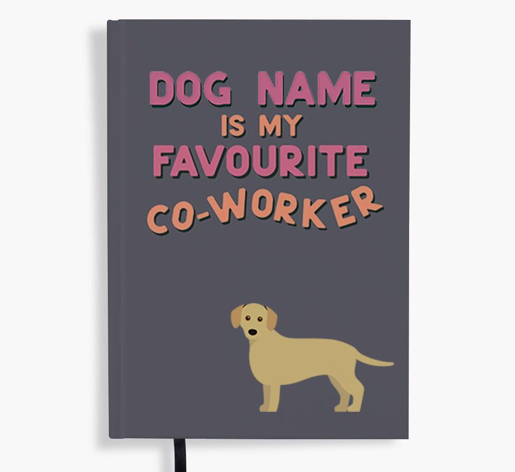 Favorite Co-Worker: Personalized {breedFullName} Notebook