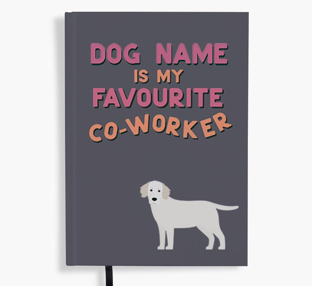 Favorite Co-Worker: Personalized {breedFullName} Notebook