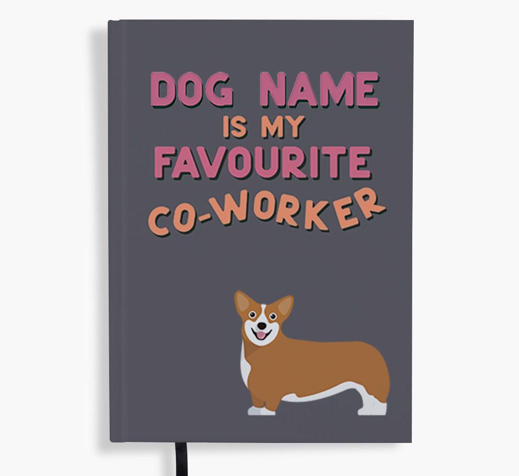 Favorite Co-Worker: Personalized {breedFullName} Notebook