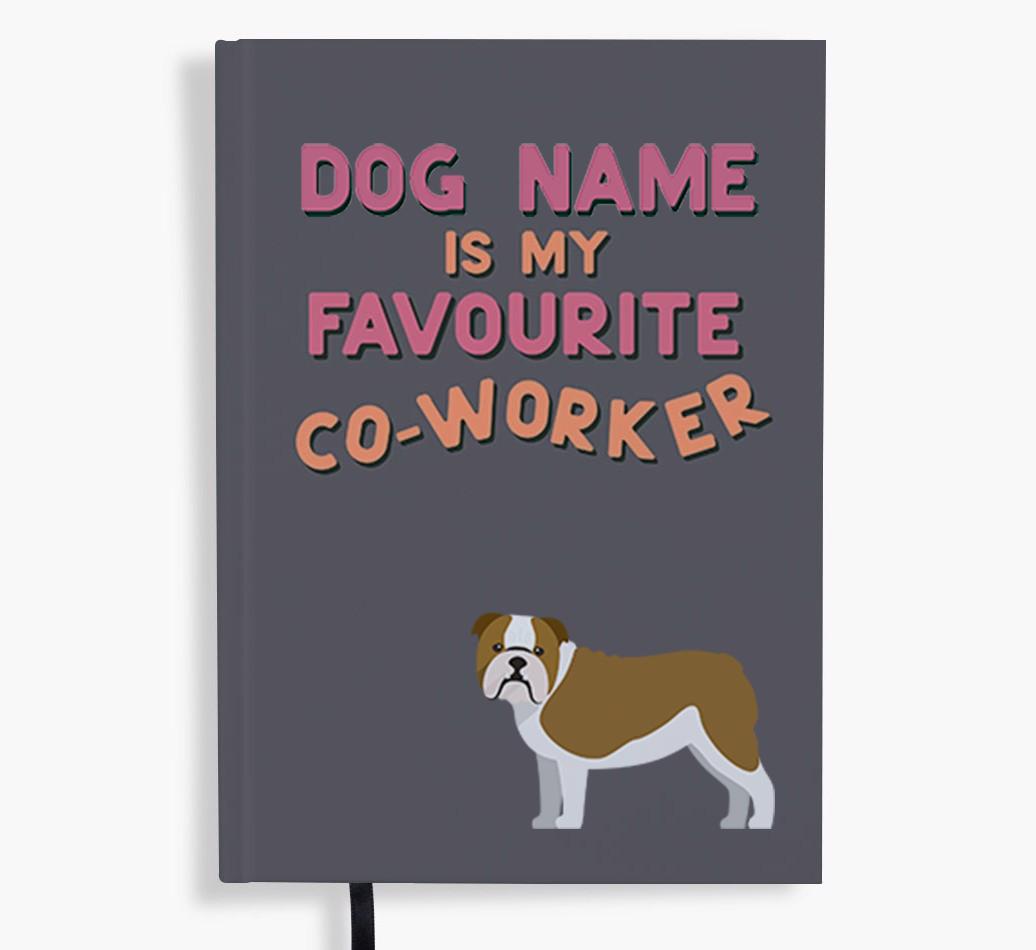 Favorite Co-Worker: Personalized {breedFullName} Notebook