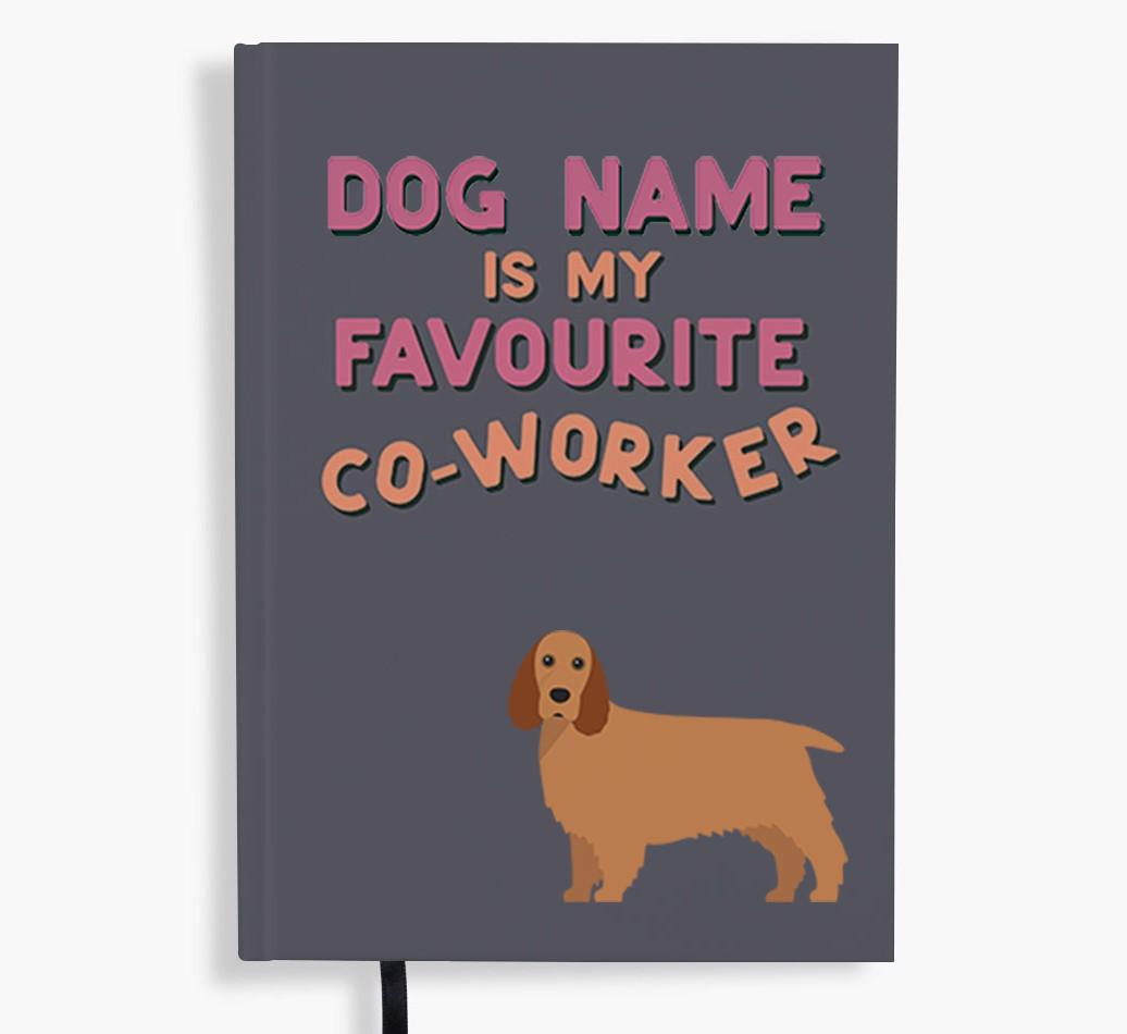 Favorite Co-Worker: Personalized {breedFullName} Notebook
