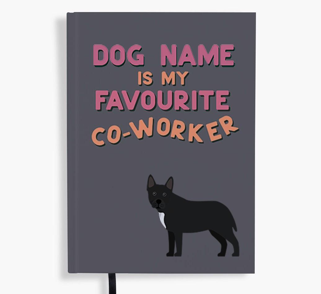 Favorite Co-Worker: Personalized {breedFullName} Notebook