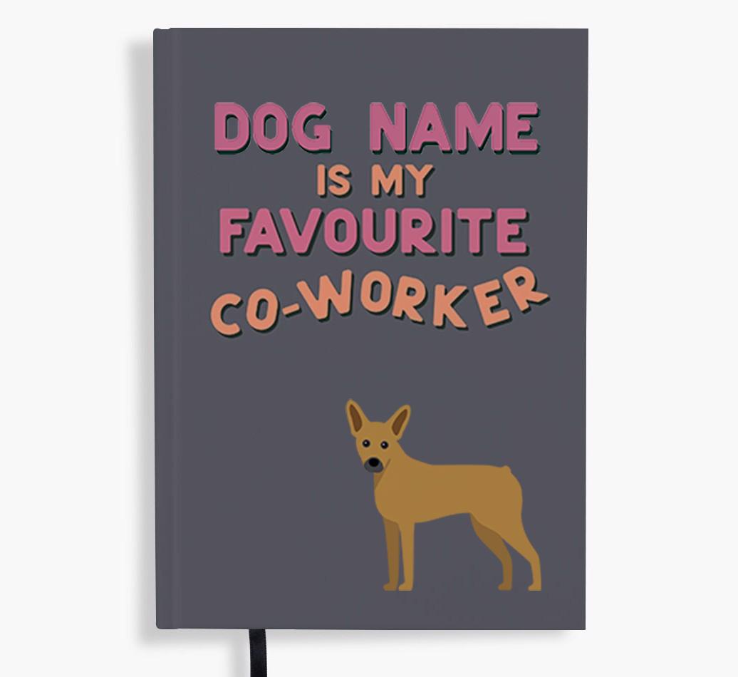 Favorite Co-Worker: Personalized {breedFullName} Notebook
