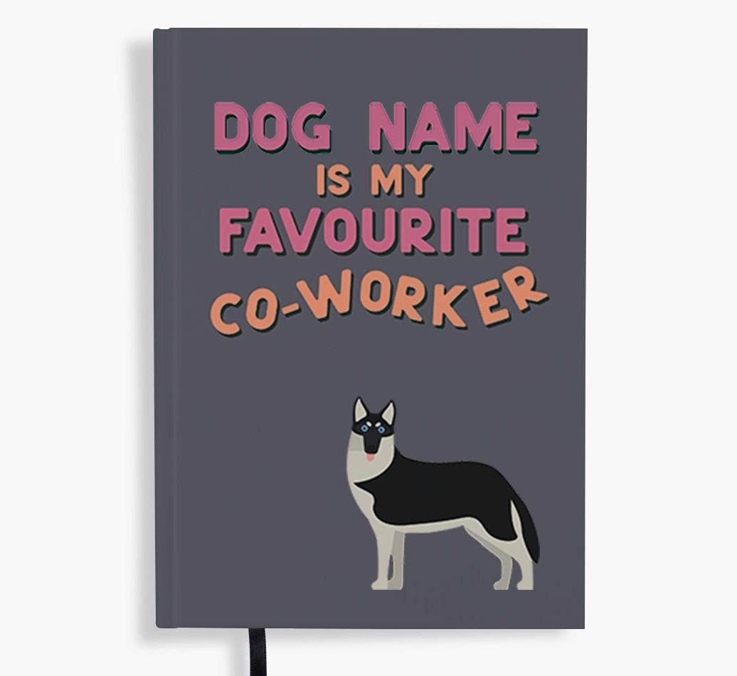 Favorite Co-Worker: Personalized {breedFullName} Notebook