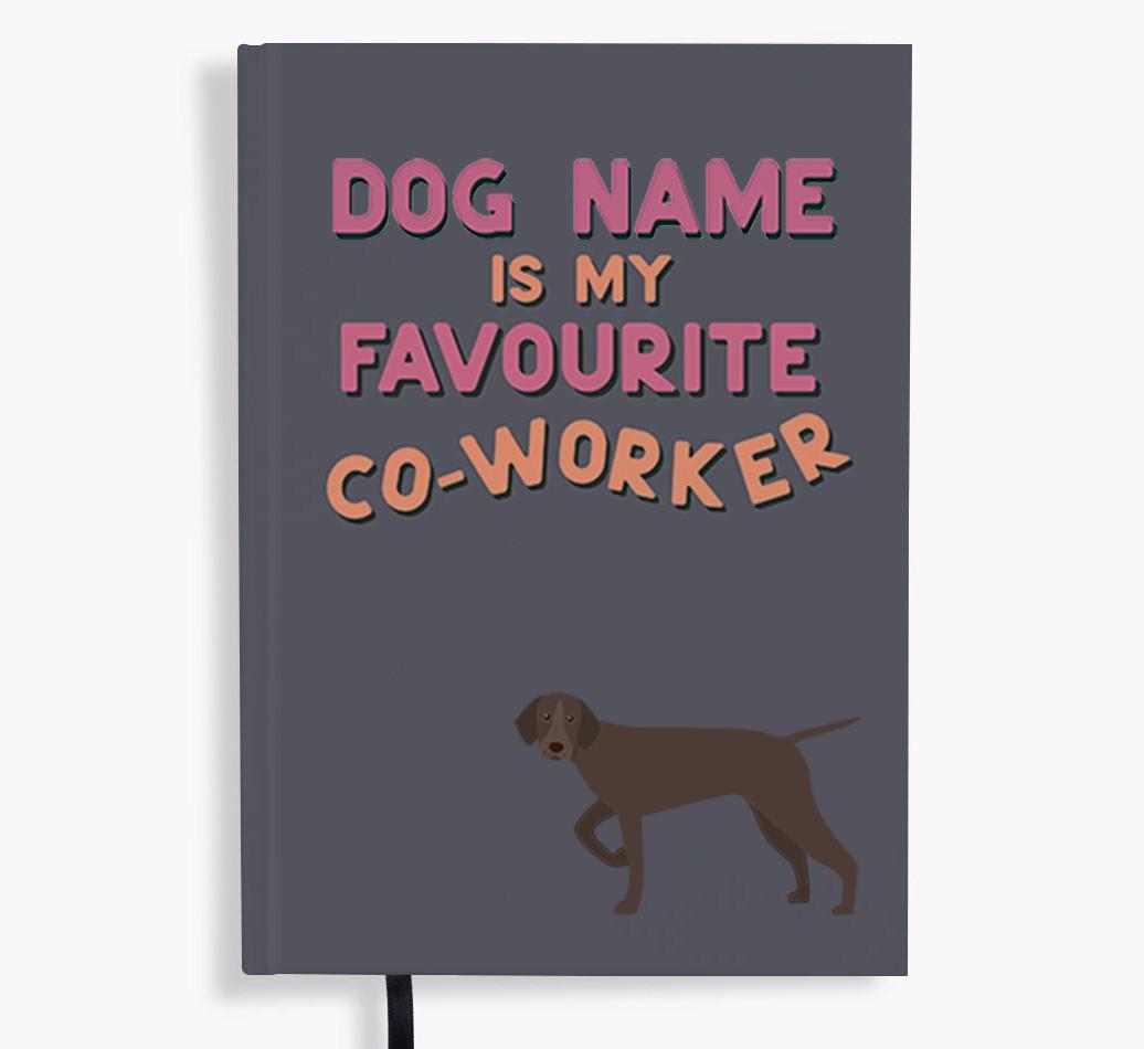 Favorite Co-Worker: Personalized {breedFullName} Notebook