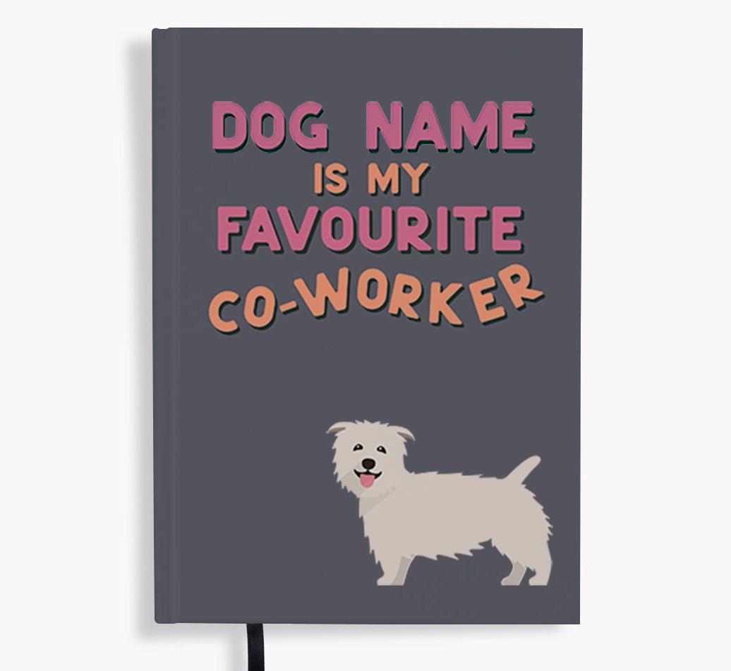 Favorite Co-Worker: Personalized {breedFullName} Notebook