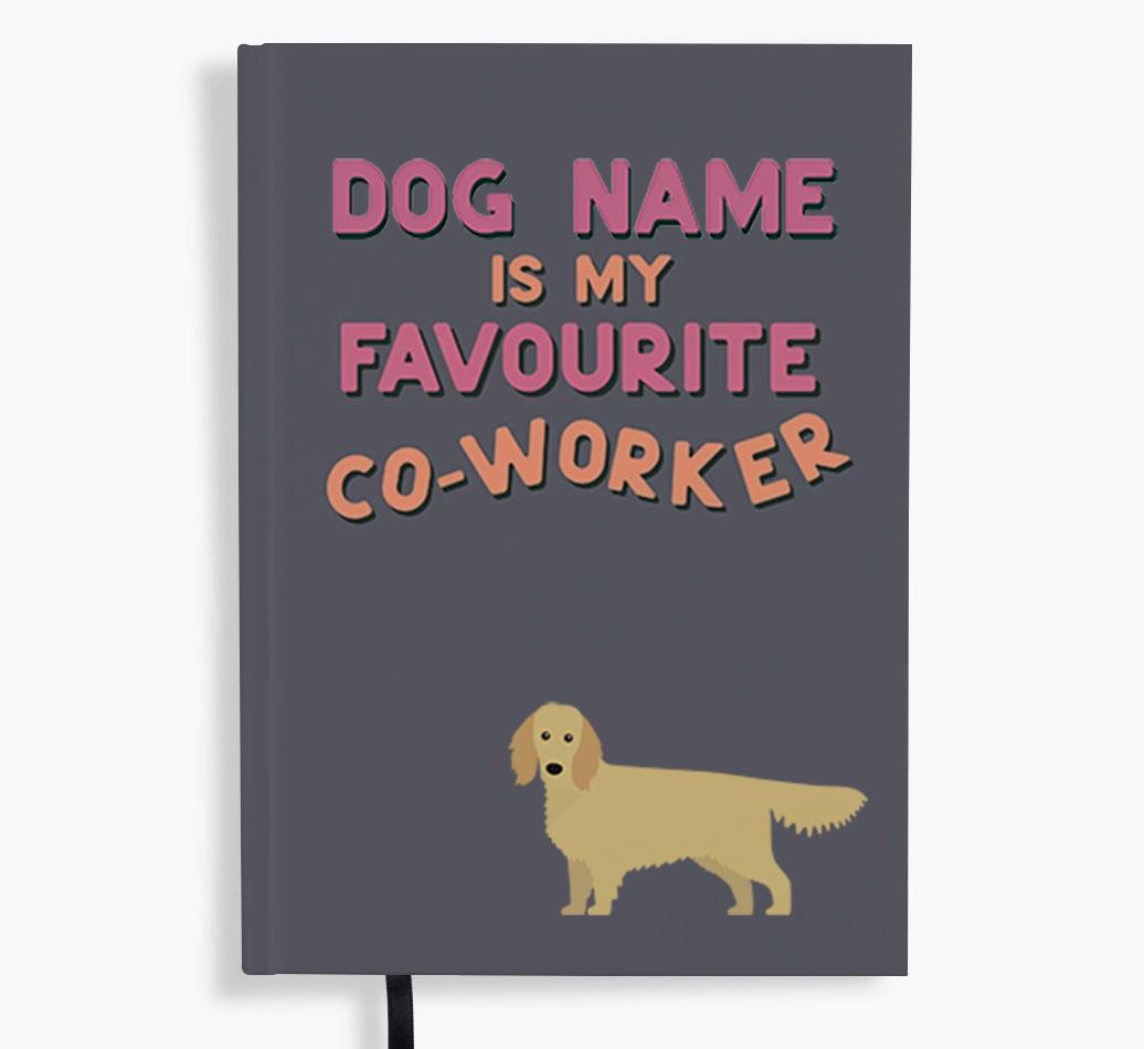 Favorite Co-Worker: Personalized {breedFullName} Notebook