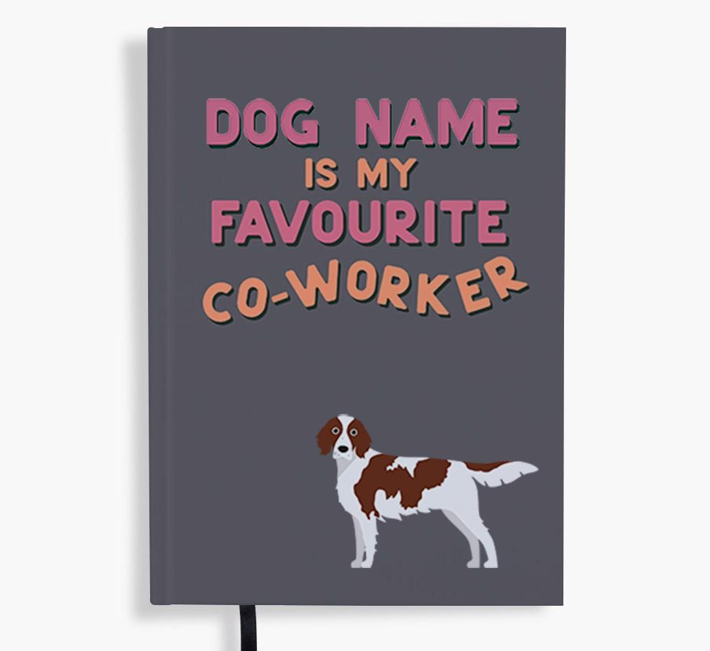 Favorite Co-Worker: Personalized {breedFullName} Notebook