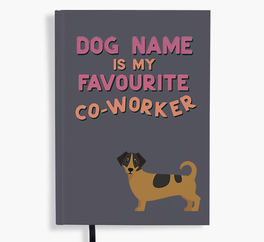 Favorite Co-Worker: Personalized {breedFullName} Notebook