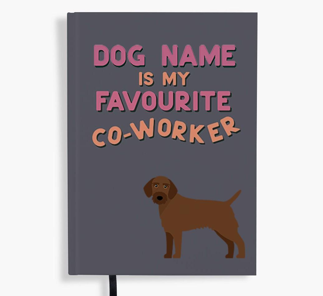 Favorite Co-Worker: Personalized {breedFullName} Notebook