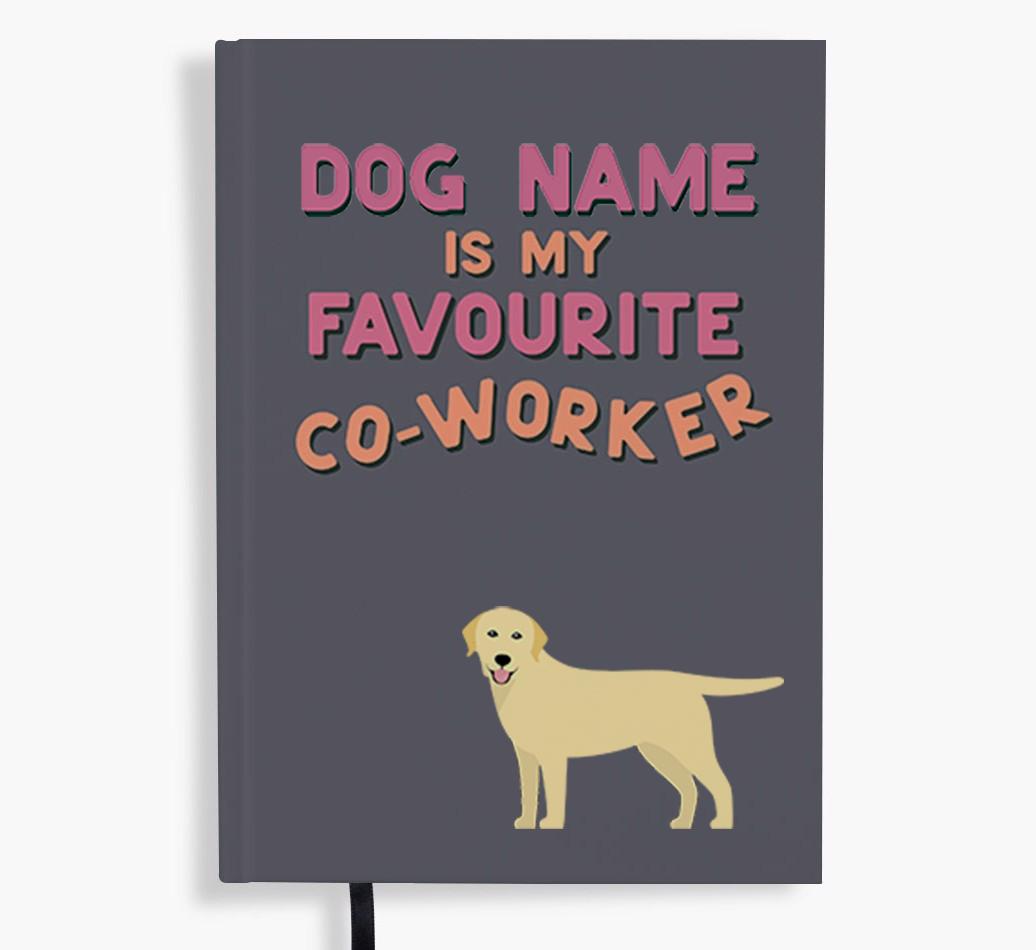 Favorite Co-Worker: Personalized {breedFullName} Notebook