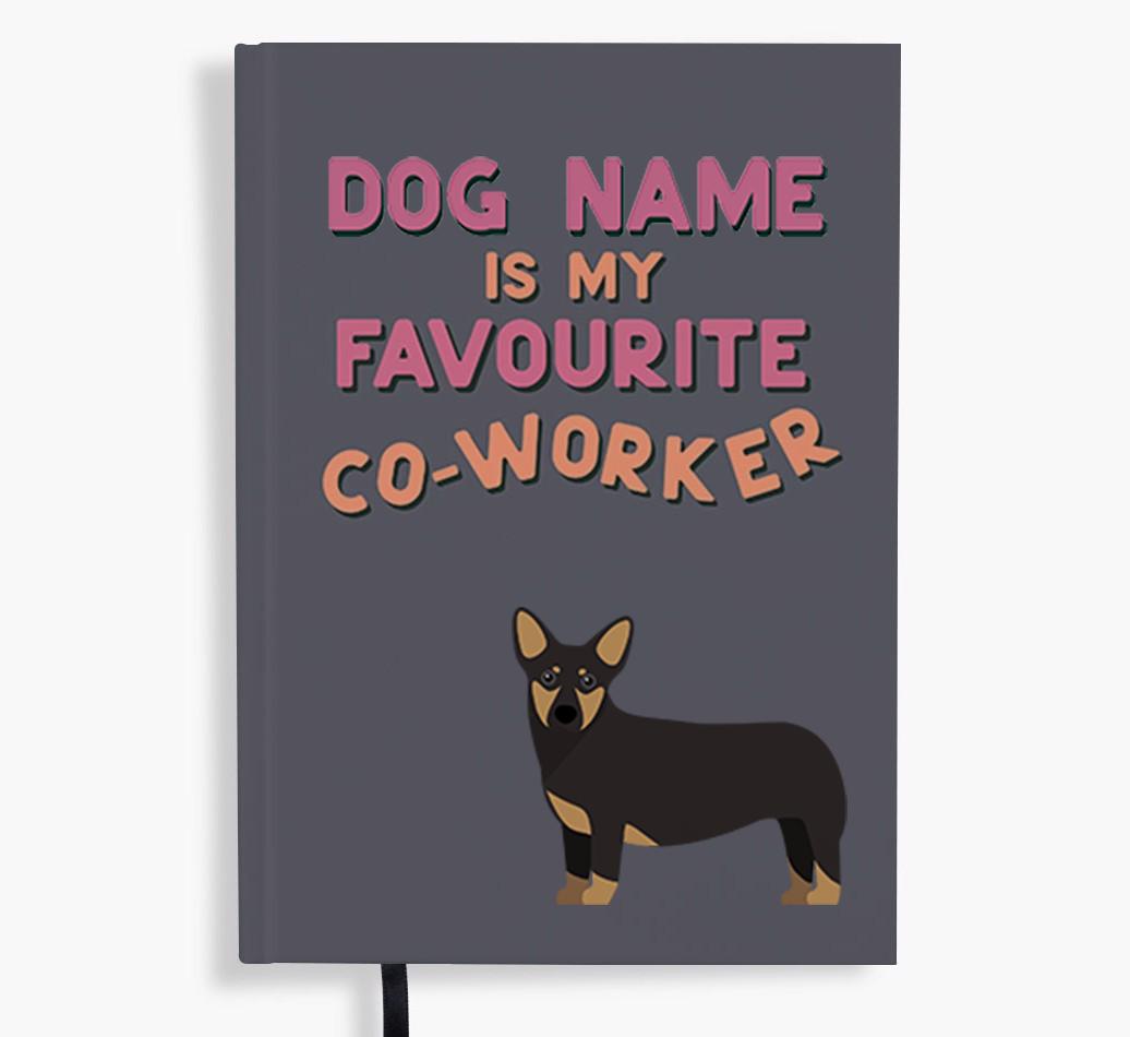 Favorite Co-Worker: Personalized {breedFullName} Notebook
