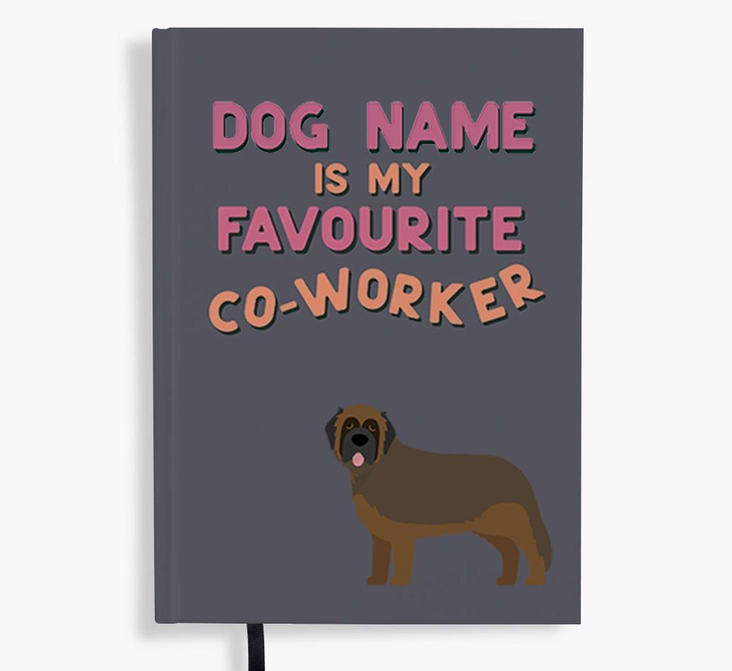 Favorite Co-Worker: Personalized {breedFullName} Notebook