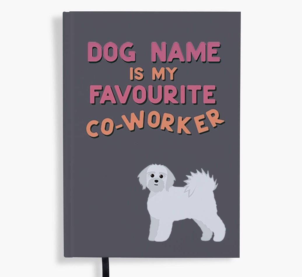 Favorite Co-Worker: Personalized {breedFullName} Notebook