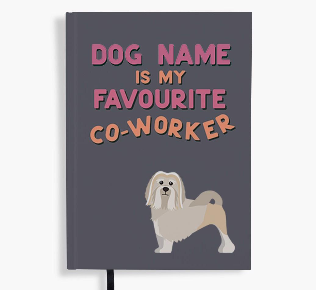 Favorite Co-Worker: Personalized {breedFullName} Notebook