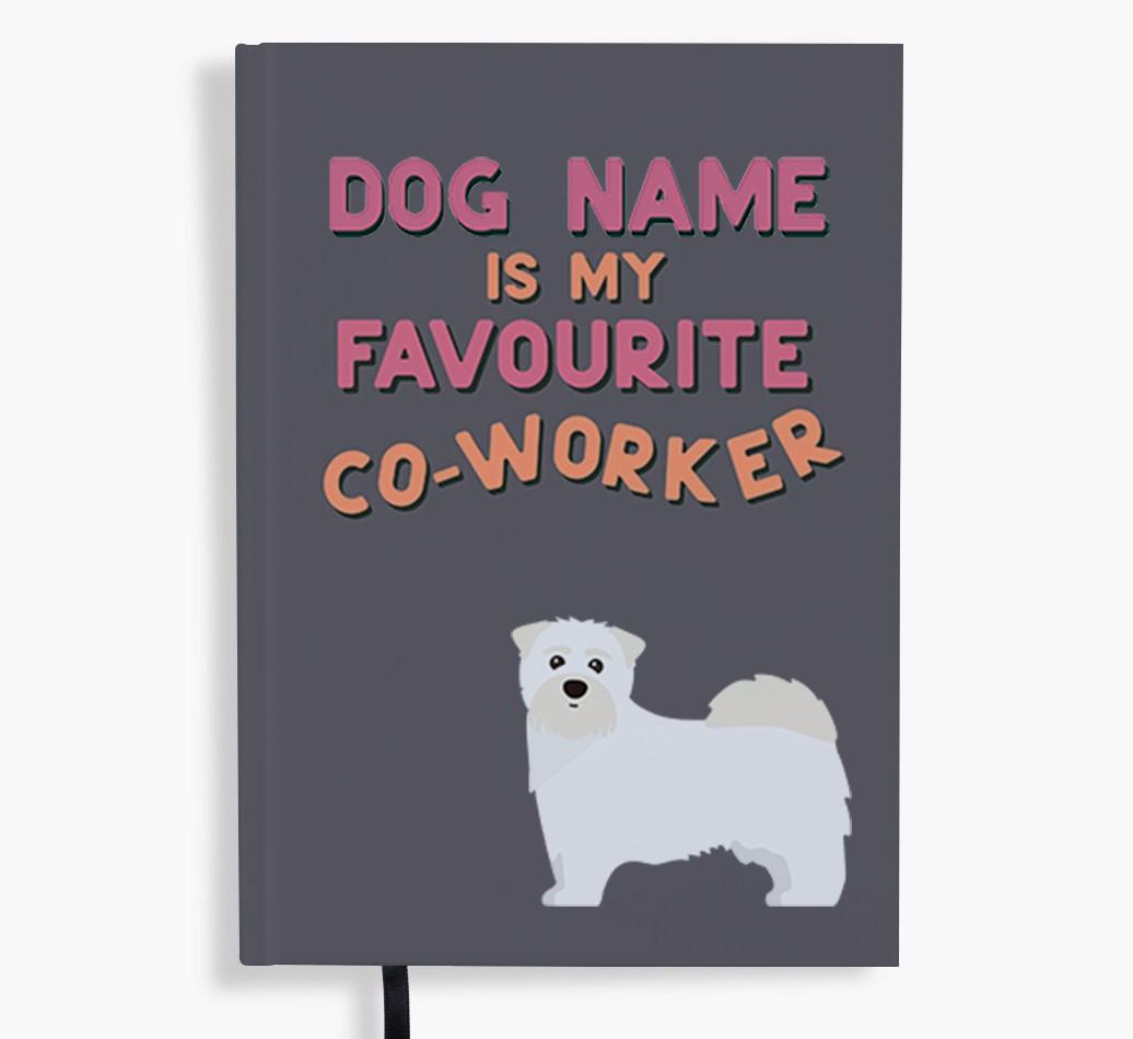 Favorite Co-Worker: Personalized {breedFullName} Notebook
