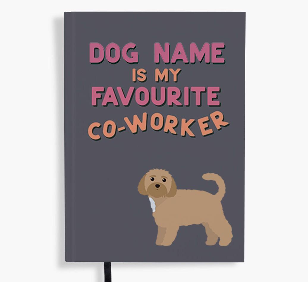 Favorite Co-Worker: Personalized {breedFullName} Notebook