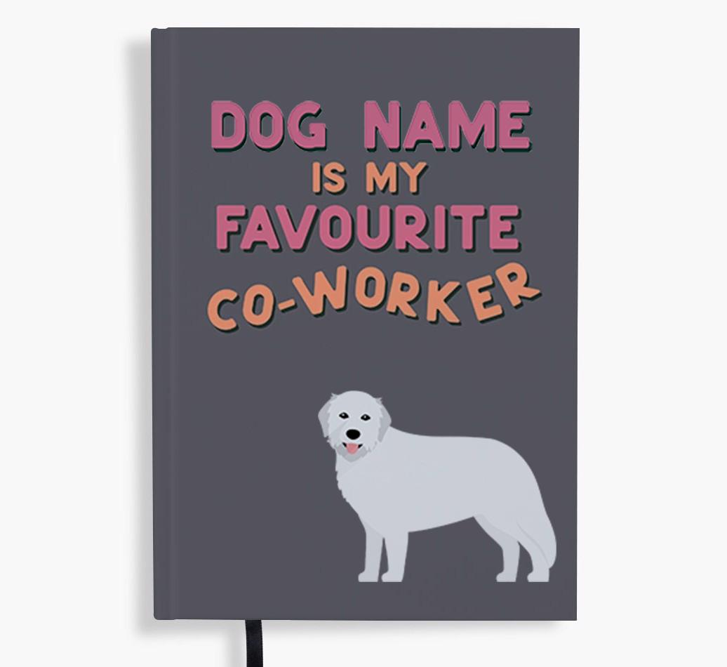 Favorite Co-Worker: Personalized {breedFullName} Notebook