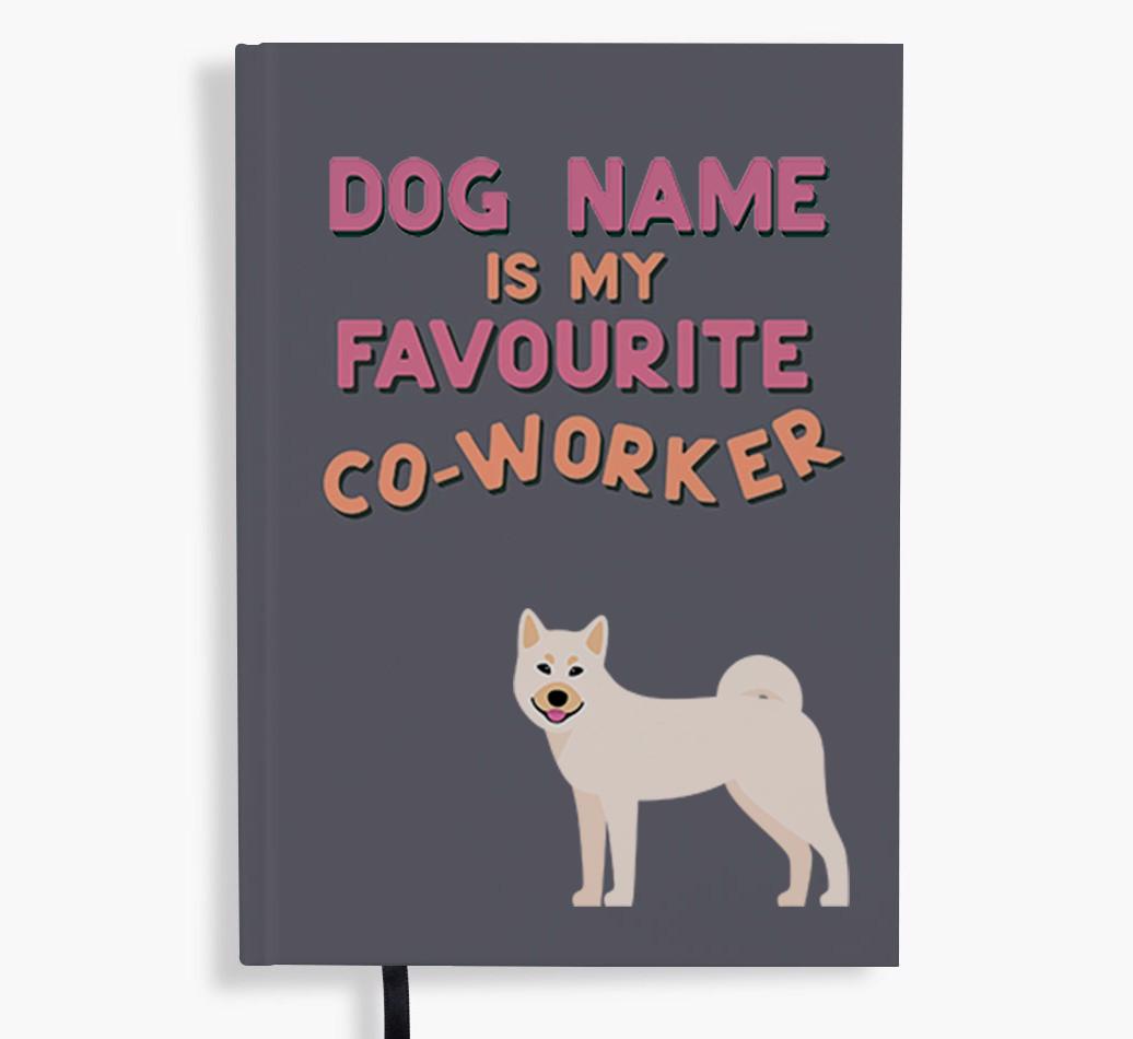 Favorite Co-Worker: Personalized {breedFullName} Notebook