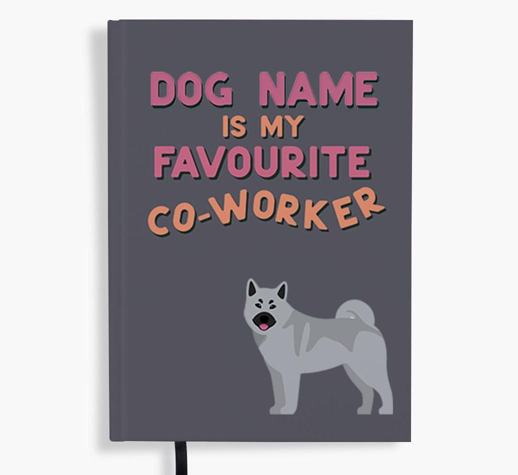 Favorite Co-Worker: Personalized {breedFullName} Notebook