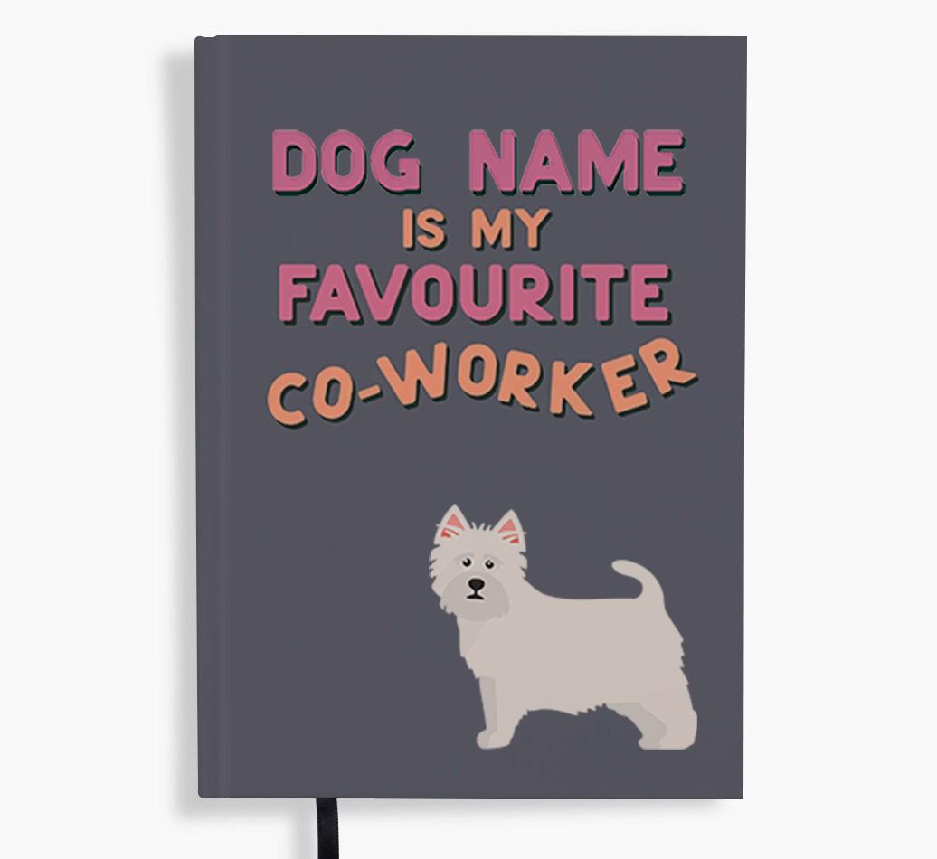 Favorite Co-Worker: Personalized {breedFullName} Notebook