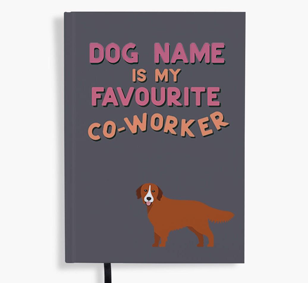 Favorite Co-Worker: Personalized {breedFullName} Notebook