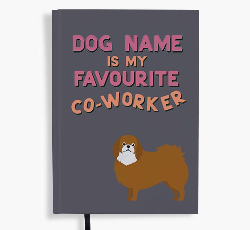 Favorite Co-Worker: Personalized {breedFullName} Notebook