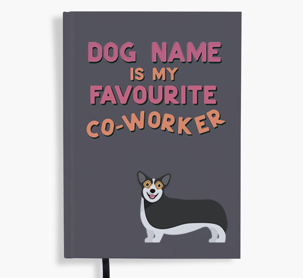 Favorite Co-Worker: Personalized {breedFullName} Notebook