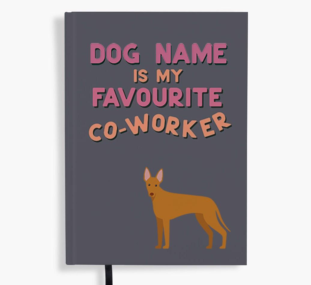 Favourite Co-Worker: Personalised {breedFullName} Notebook