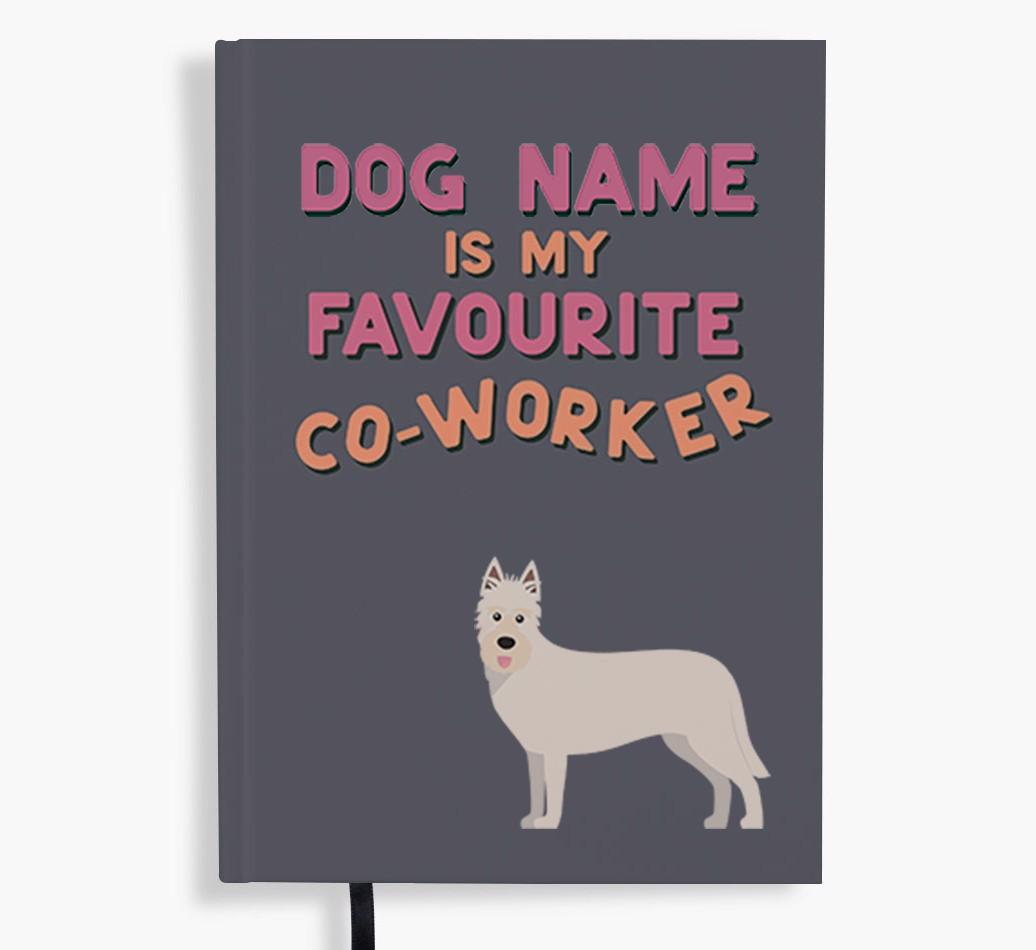 Favorite Co-Worker: Personalized {breedFullName} Notebook