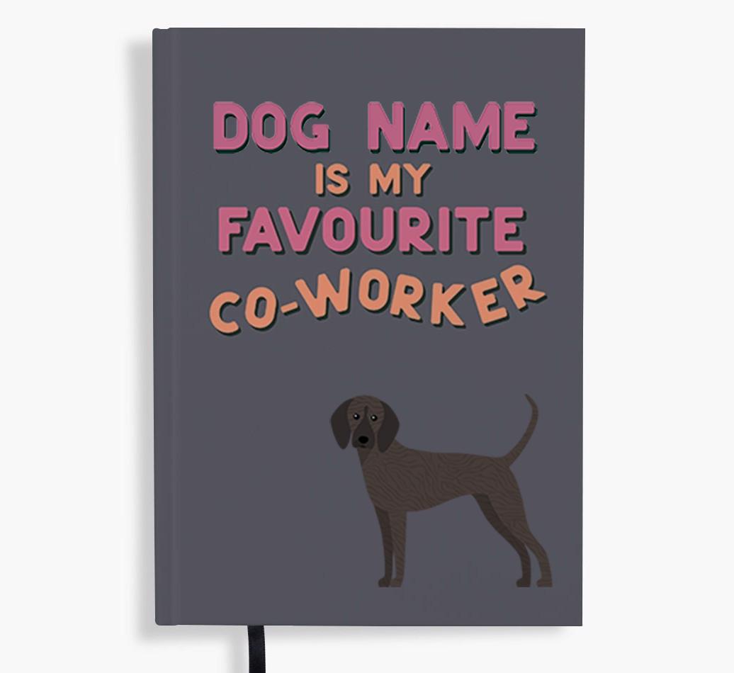 Favorite Co-Worker: Personalized {breedFullName} Notebook