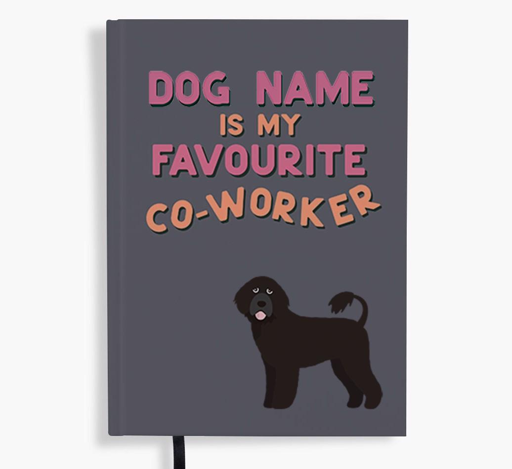 Favorite Co-Worker: Personalized {breedFullName} Notebook