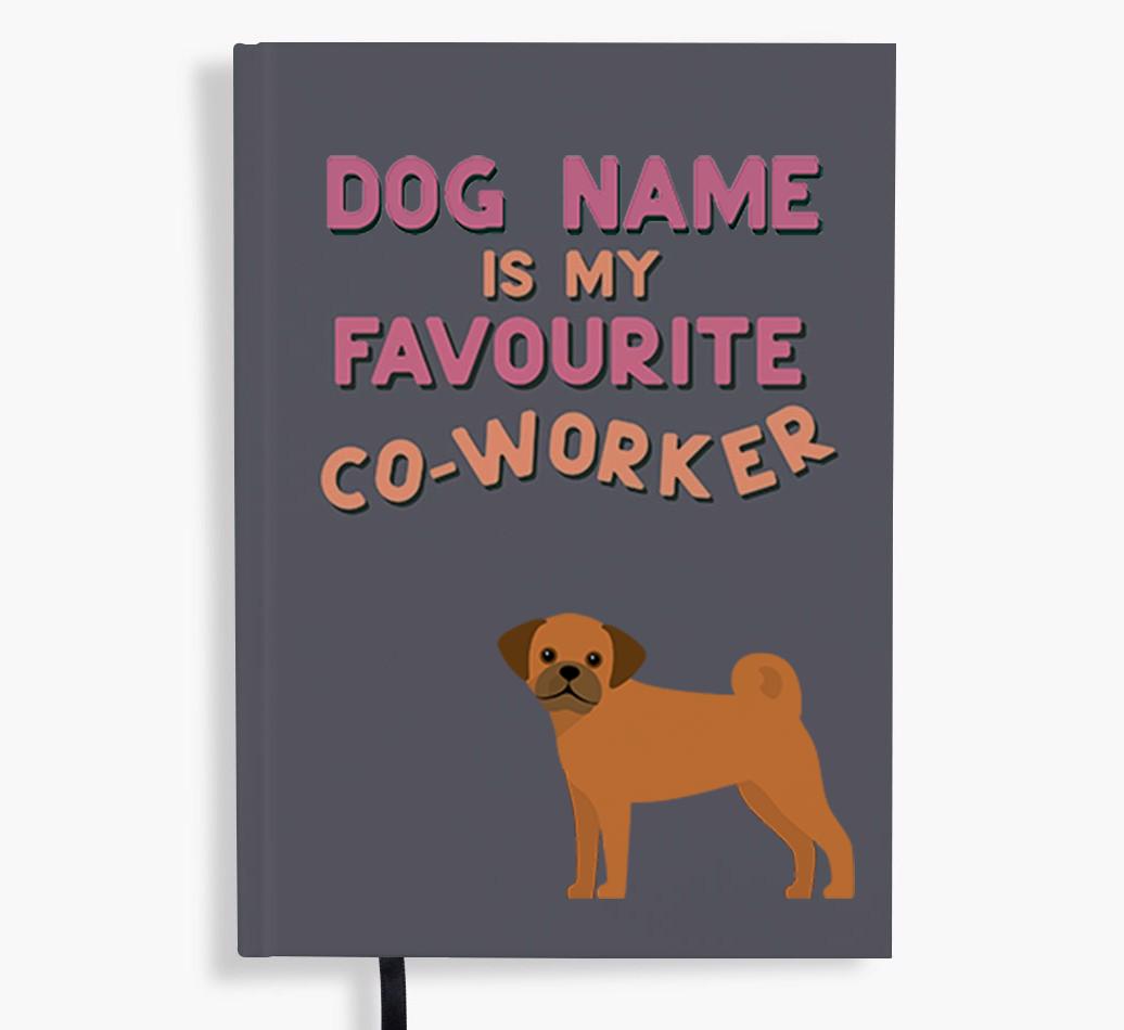 Favorite Co-Worker: Personalized {breedFullName} Notebook