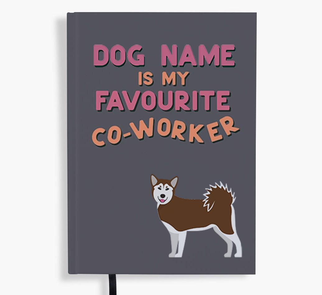 Favorite Co-Worker: Personalized {breedFullName} Notebook