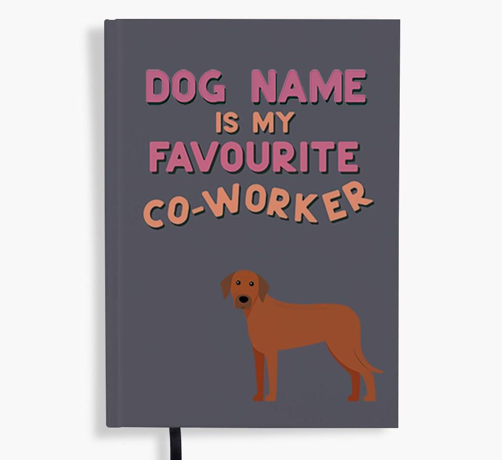 Favorite Co-Worker: Personalized {breedFullName} Notebook
